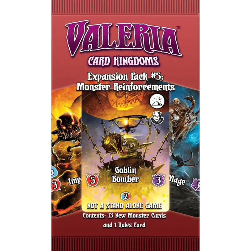 Valeria: Card Kingdoms Expansion Pack #05: Monster Reinforcements