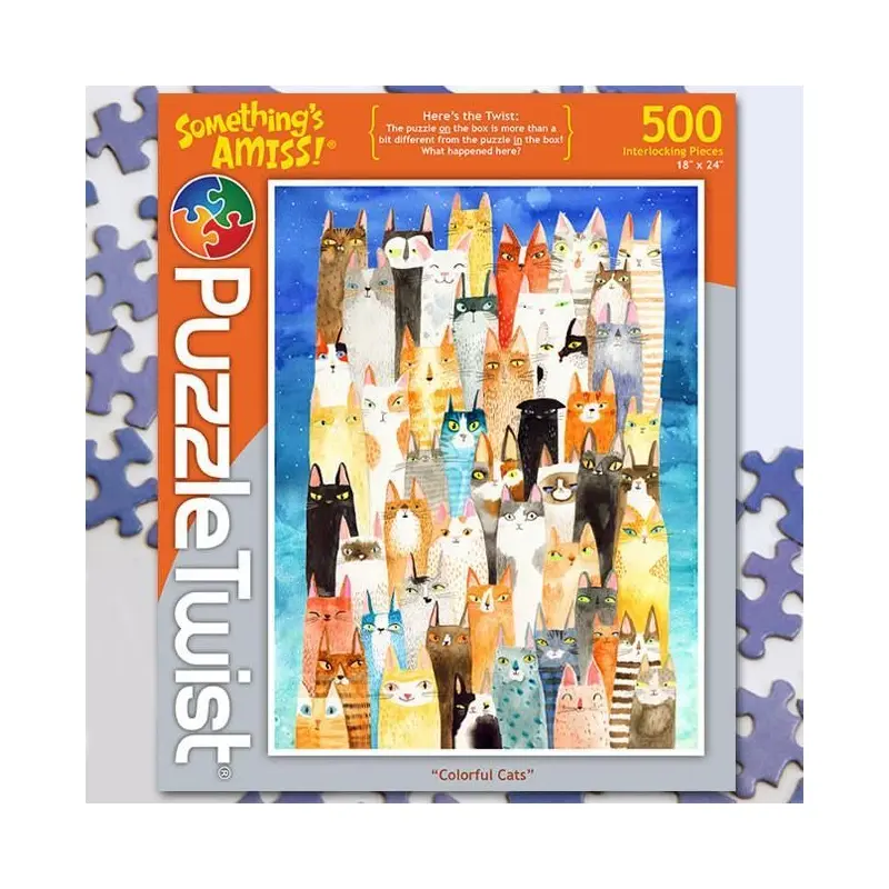 Colorful Cats 500ct Puzzle