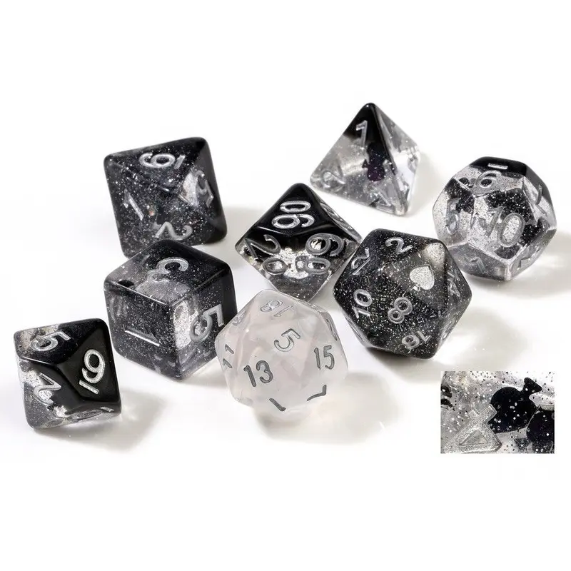 Sirius Dice Spades 7ct Polyhedral Set