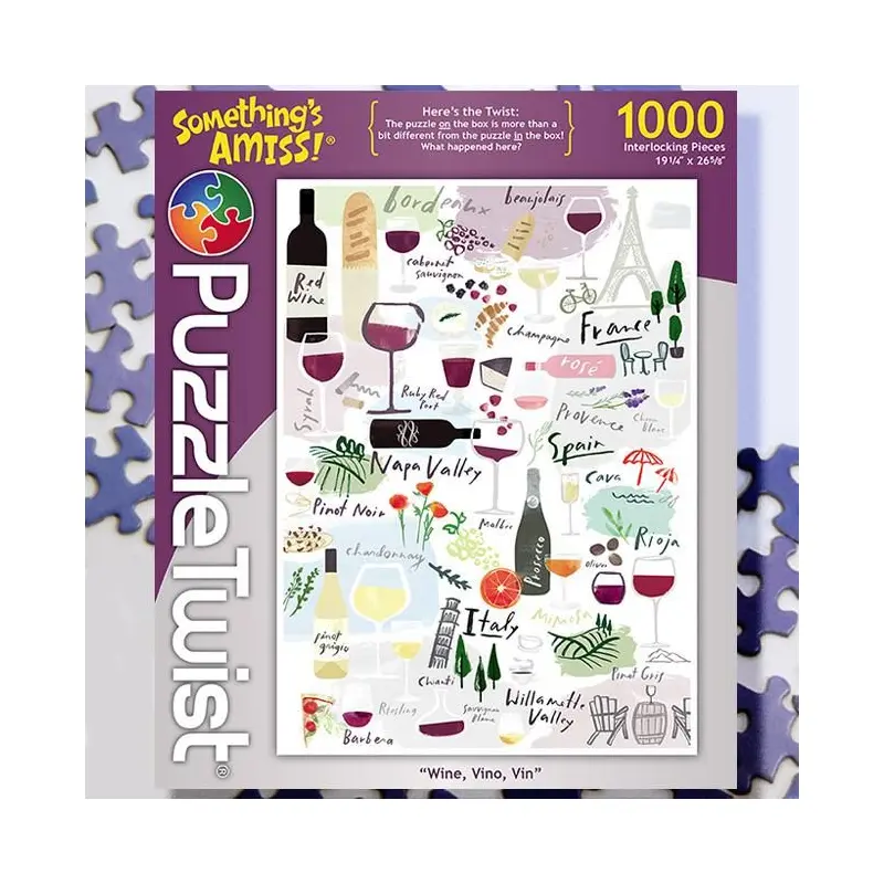 Wine, Vino, Vin 1000ct Puzzle