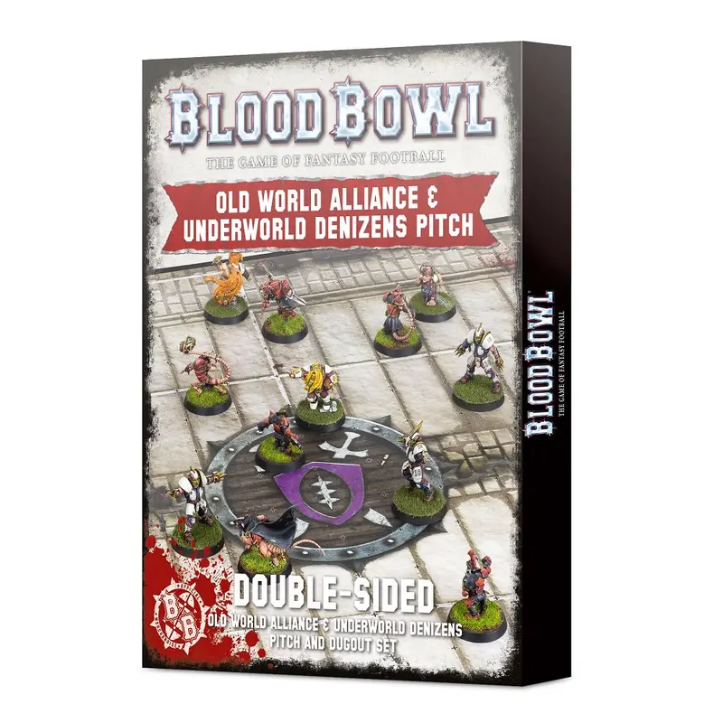 Blood Bowl Old World Alliance & Underworld Denizens Pitch & Dugouts