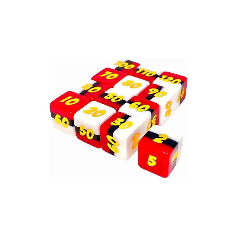 Pokemon TCG Custom Damage Dice Single D6 Numbered 10-60