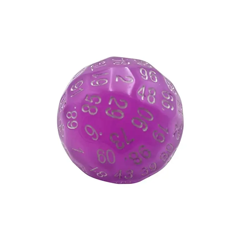Single D100 Translucent Purple