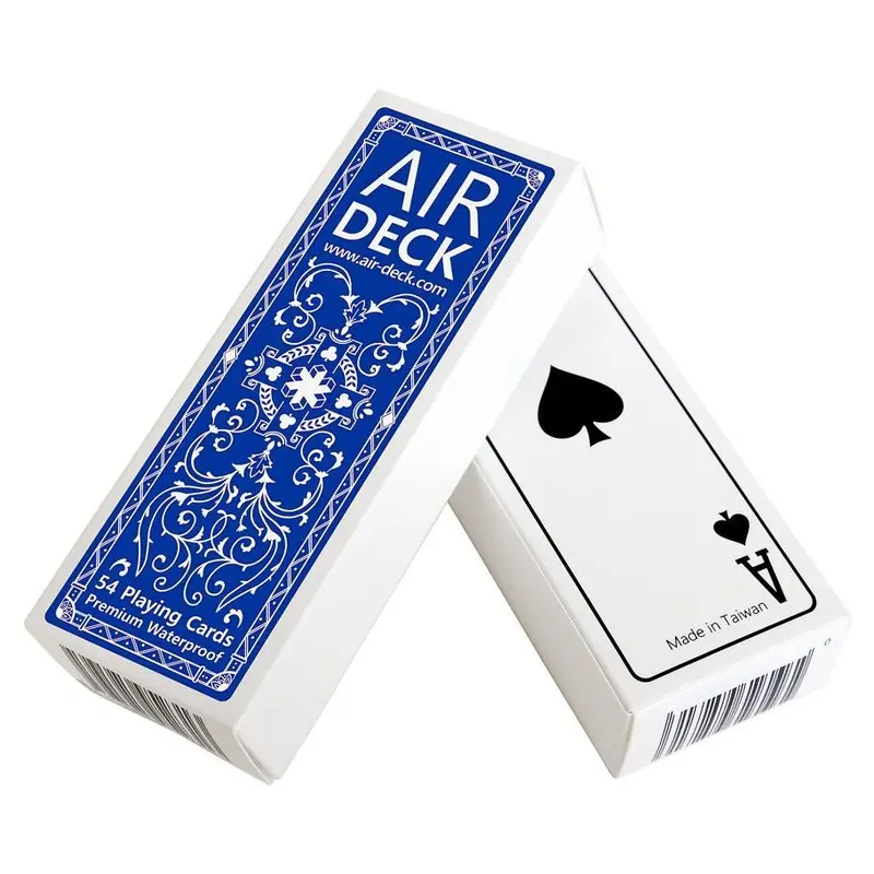 Air Deck Travel Playing Cards - Classic Blue