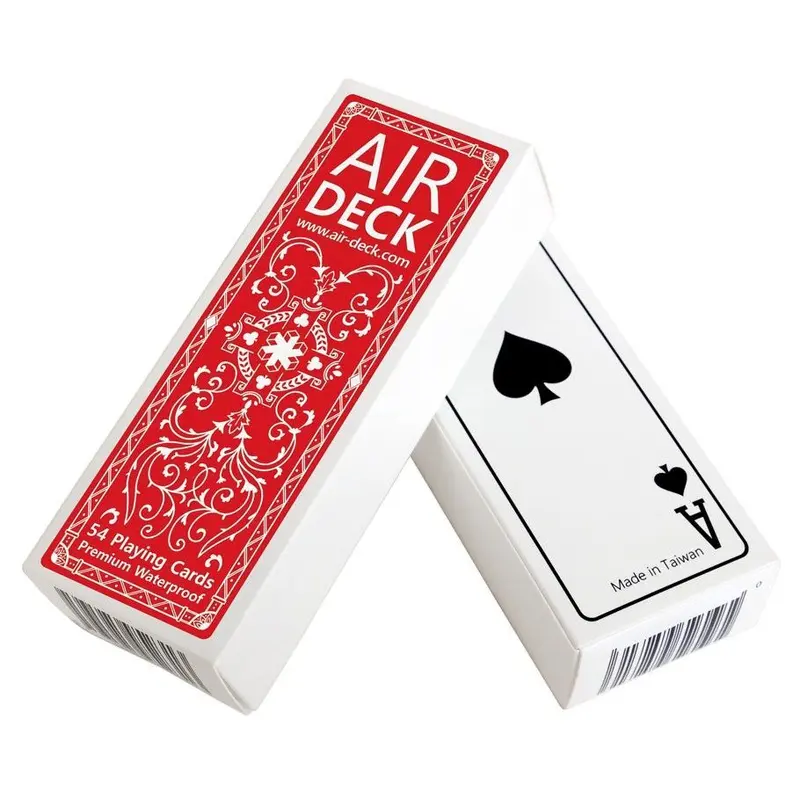 Air Deck Travel Playing Cards - Classic Red