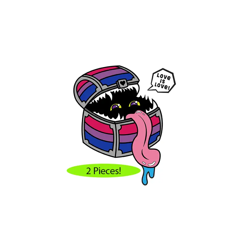 Pride Mimic Pin: Bisexual