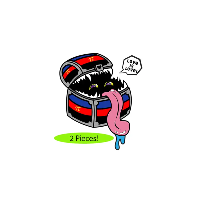 Pride Mimic Pin: Polyamorous
