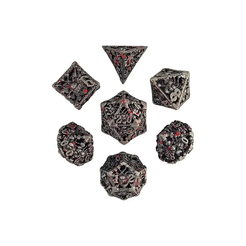 Orox Sees Blood Hollow Metal RPG Dice Set
